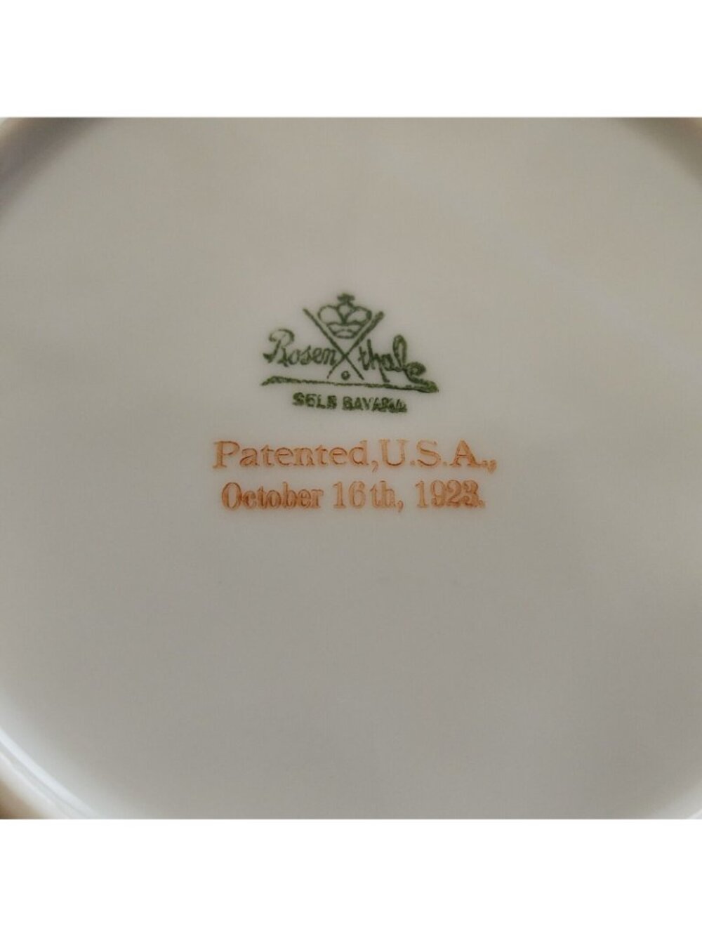 6 Rosenthal Indian Tree Bread Plates Antique 1923 Selb Bavaria vintage Floral Sa - Picture 5 of 14